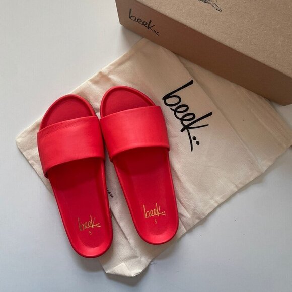 NWT BEEK Leather Gallito Handmade Sandals - Picture 1 of 4